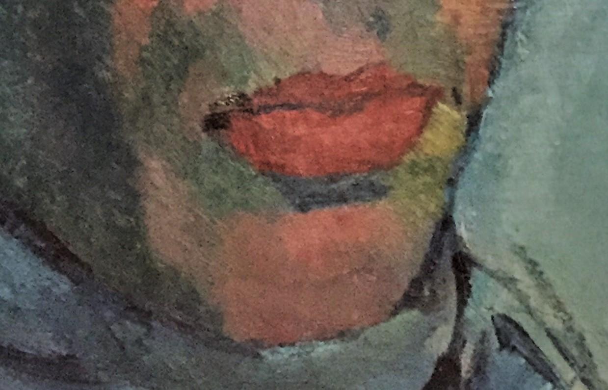 Français Boris Solotareff, « Portrait of Mr. Lautenberg », peinture à l’huile sur toile, années 1920 en vente