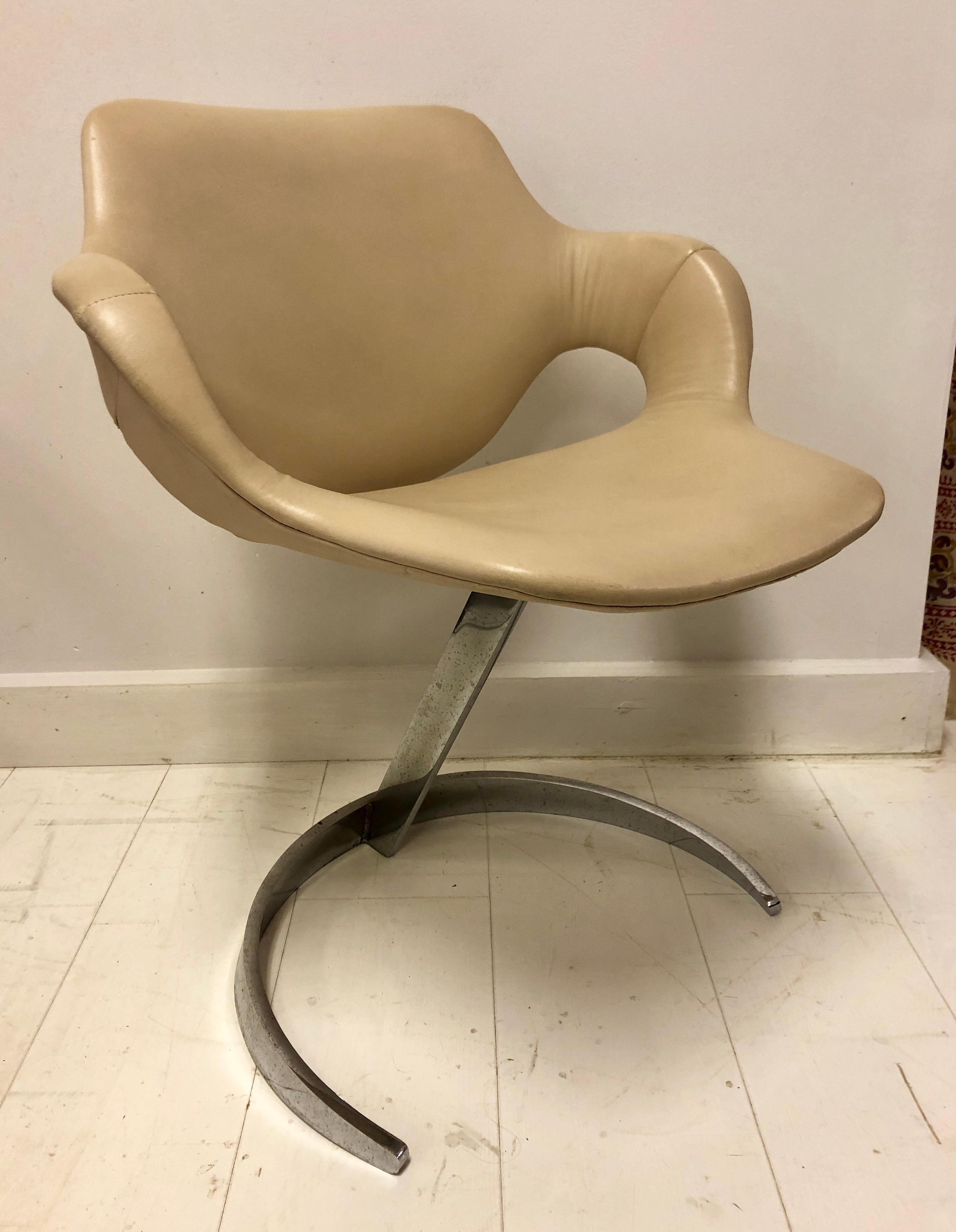 French Boris Tabacoff Armchair For Sale