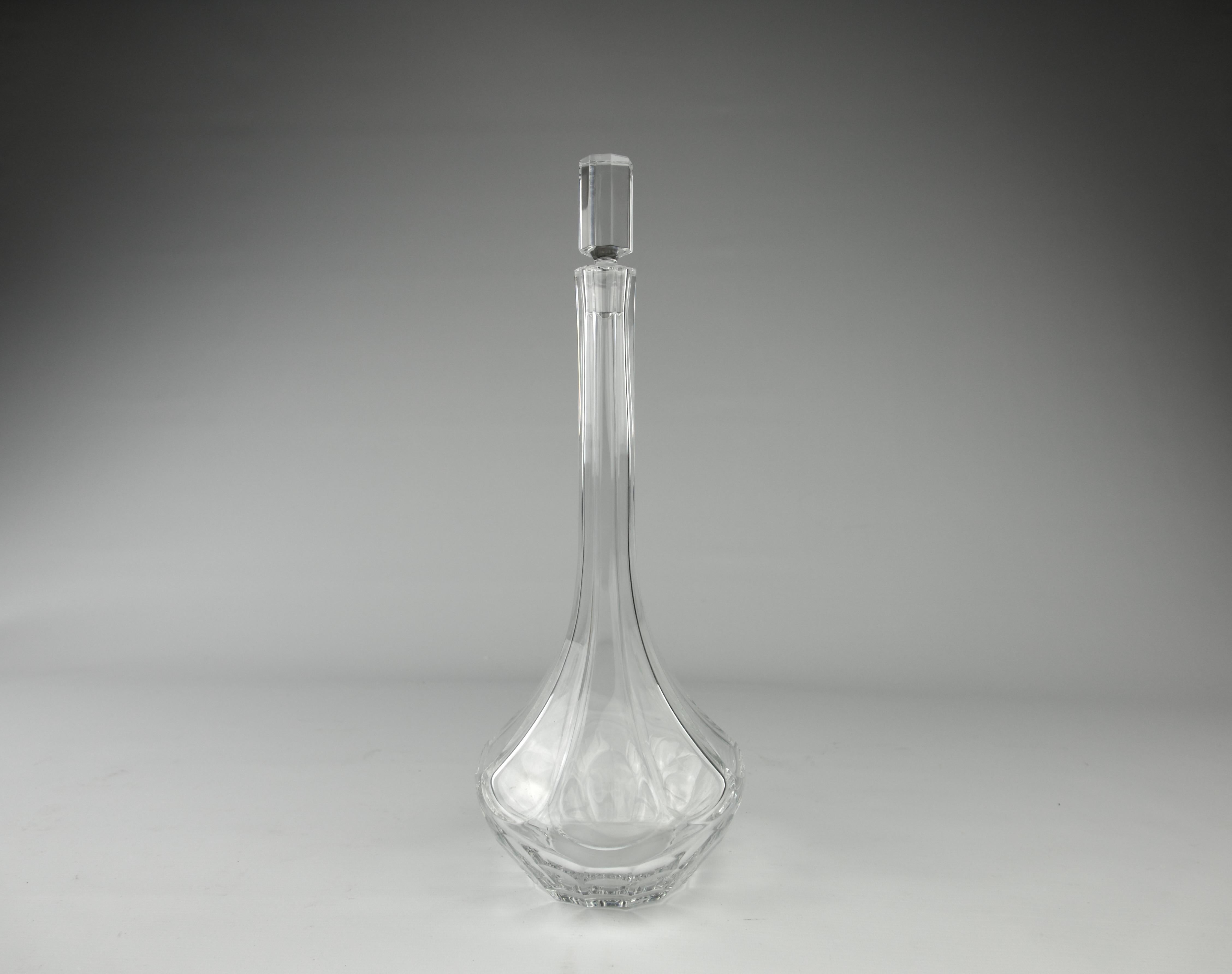 Crystal Boris Tabacoff for Baccarat, Carafe, France 1970 For Sale
