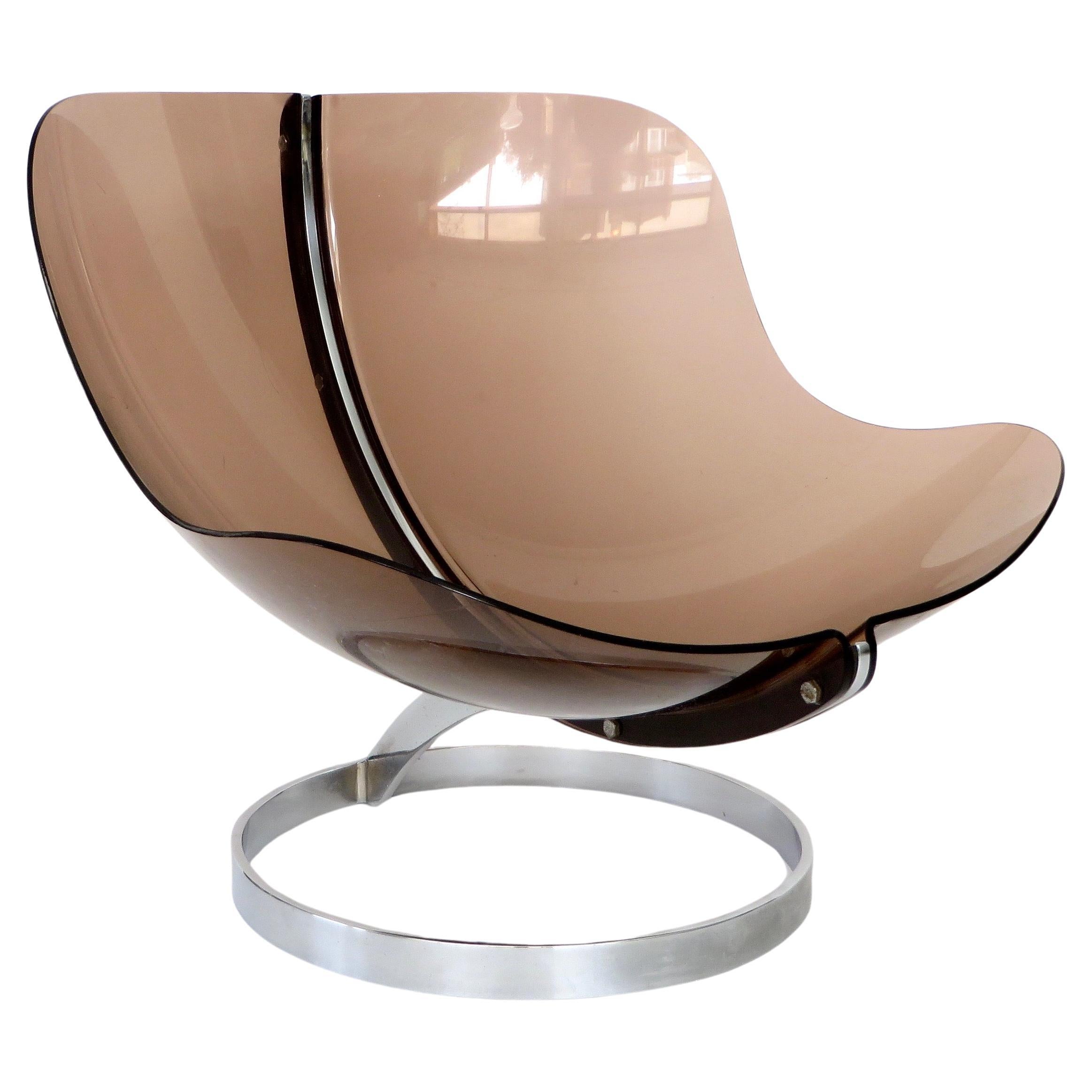 Boris Tabacoff French 'Sphere' lounge chair Edition 