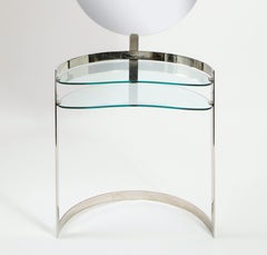 Nickel and Glass Vanity, France 1970’s