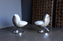 Boris Tabacoff "Sphere" Occasional Chairs, circa 1971
