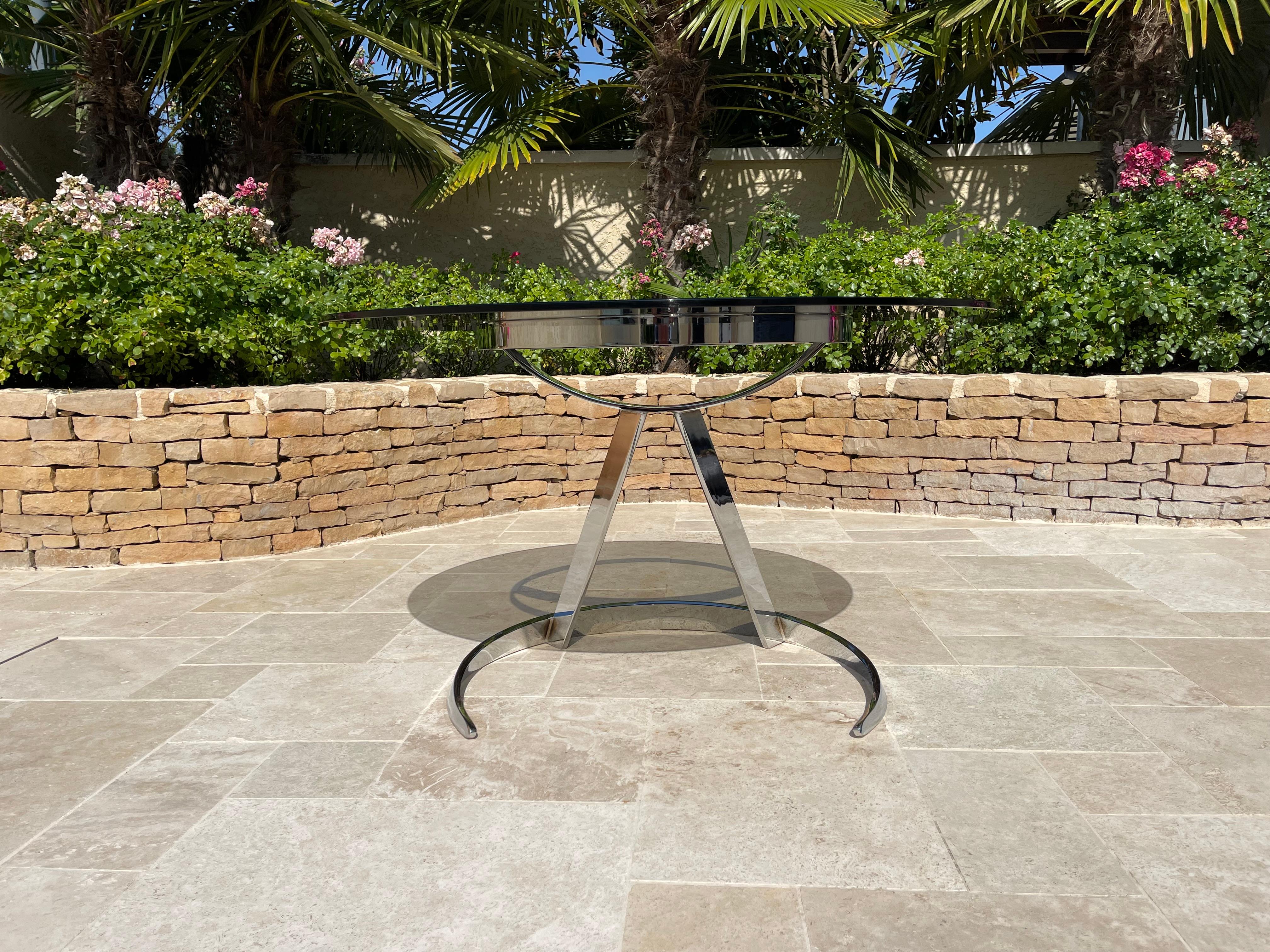 Boris TABACOFF - Ensemble de table et 4 chaises en vente 7