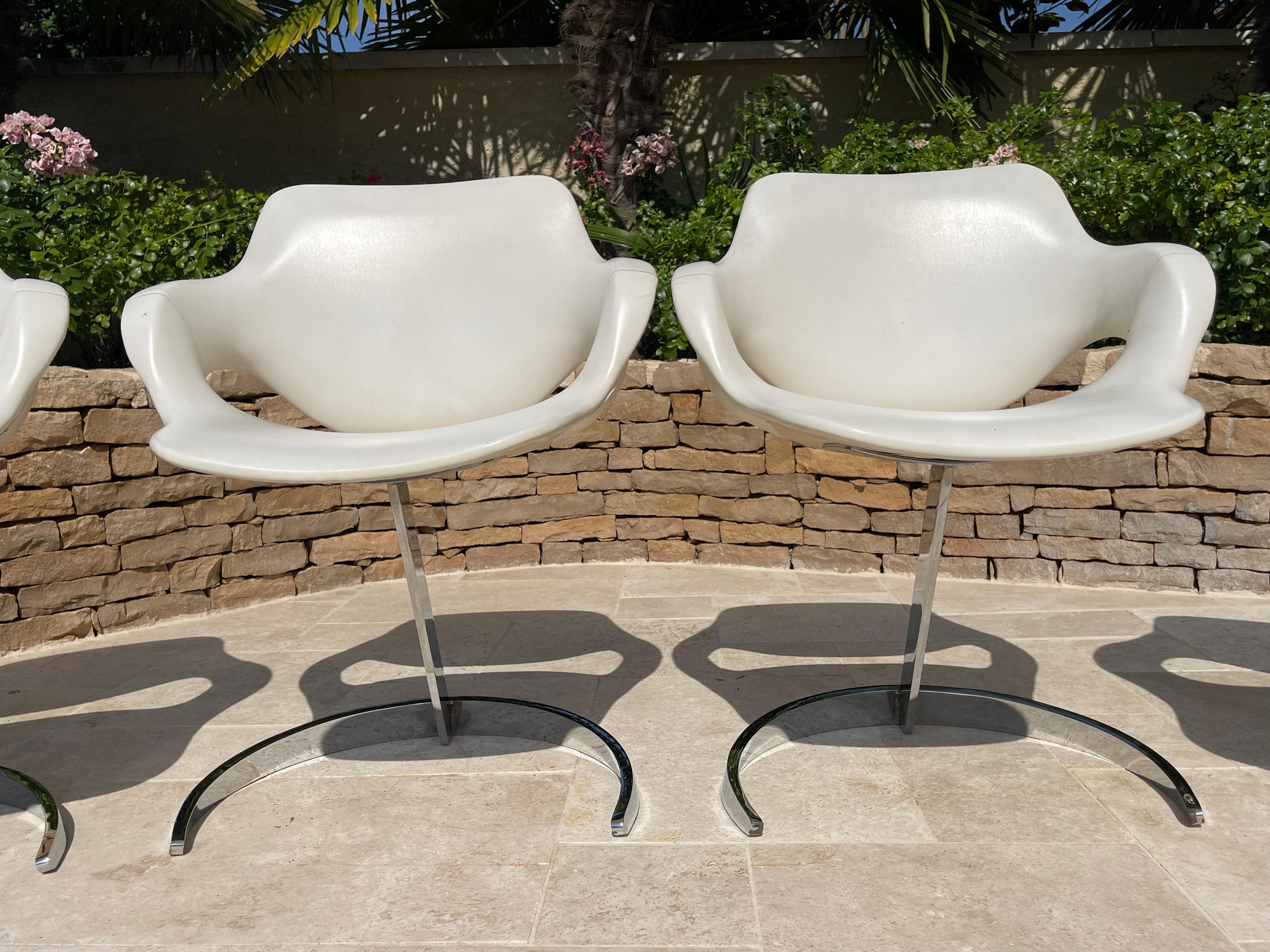 Boris TABACOFF - Ensemble de table et 4 chaises en vente 13