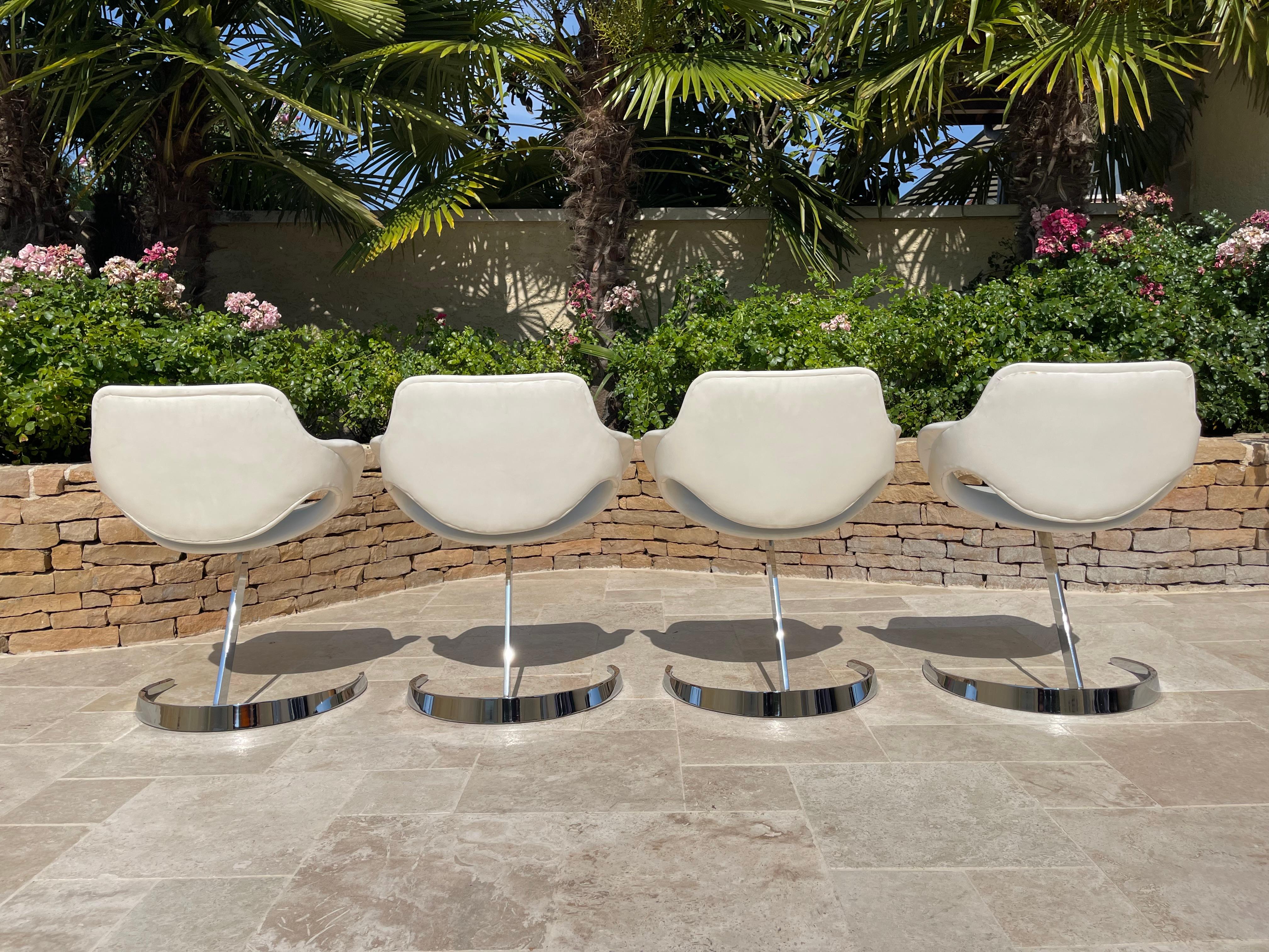 Boris TABACOFF - Ensemble de table et 4 chaises en vente 14