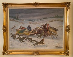 Russian Troika Scene