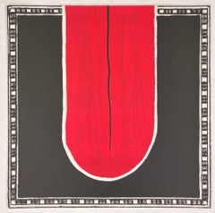 Boris Viskin Artista mexicano Grabado original firmado a mano 2004, 15x15 in