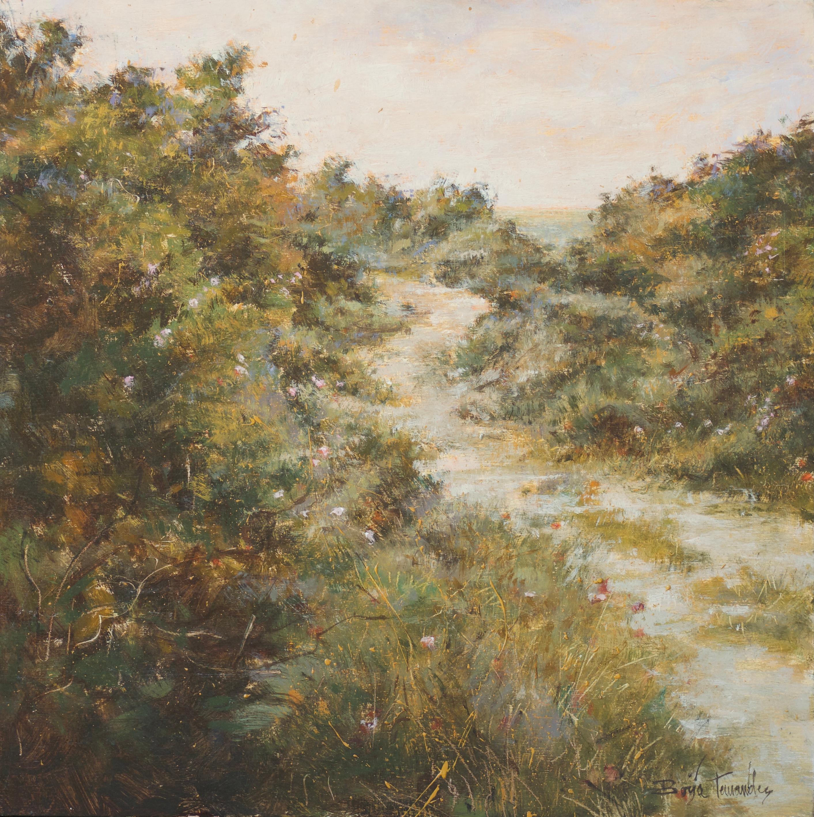 Borja Fernandez Landscape Painting - Alto Aragon
