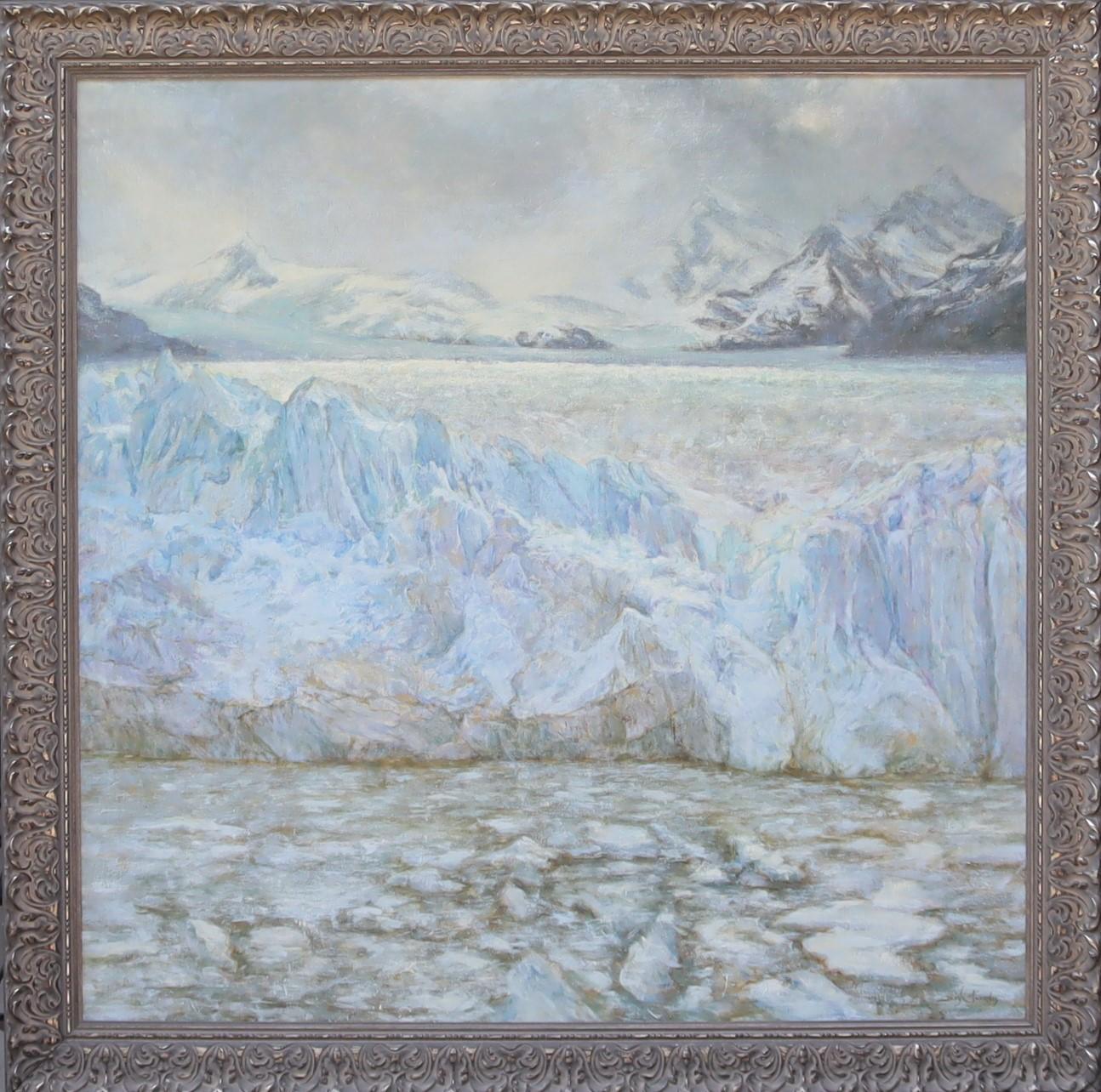 Glacier Perito Moreno, Patagonie - Painting de Borja Fernandez