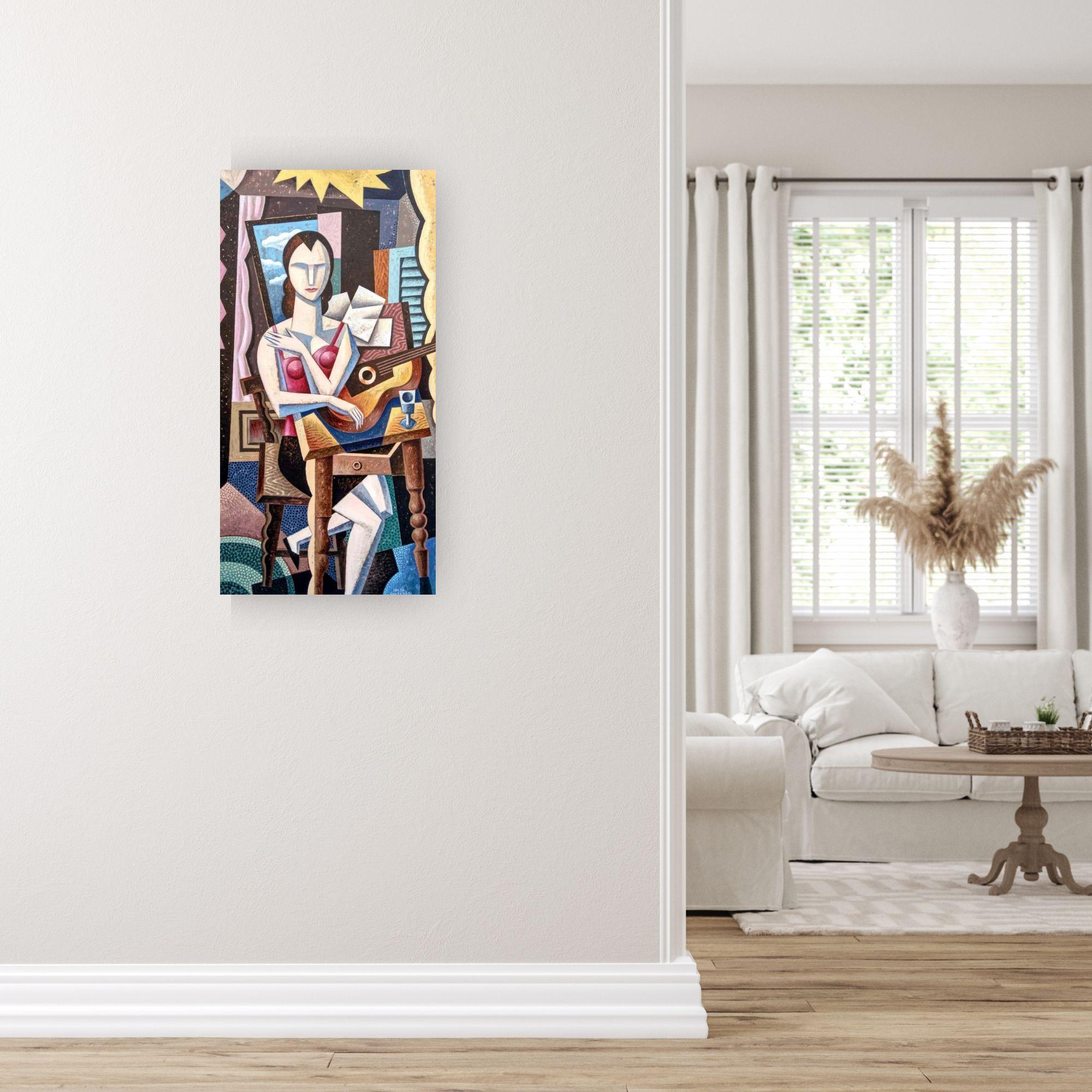 Wir bieten einen kostenlosen weltweiten Versand und übernehmen alle Zölle und Einfuhrsteuern für dieses Kunstwerk. Dieses außergewöhnliche Kunstwerk ist derzeit in der Signet Contemporary Art Gallery und online ausgestellt und zu verkaufen.

Tauchen