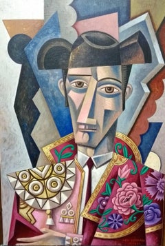 El Maestro original cubism painting Contemporary Art 21st Century