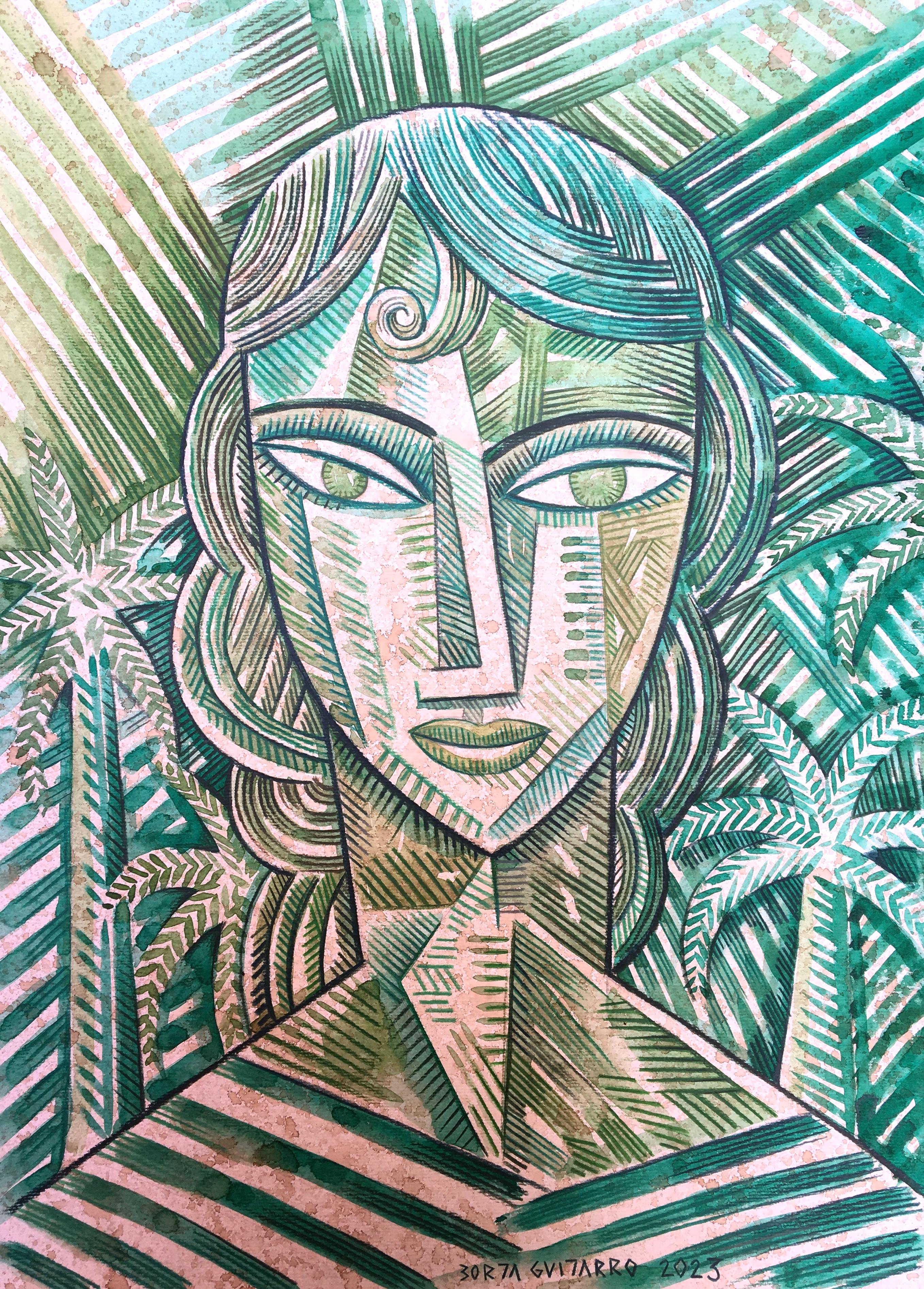 Borja Guijarro - Green Gin - original portrait colour still life ...