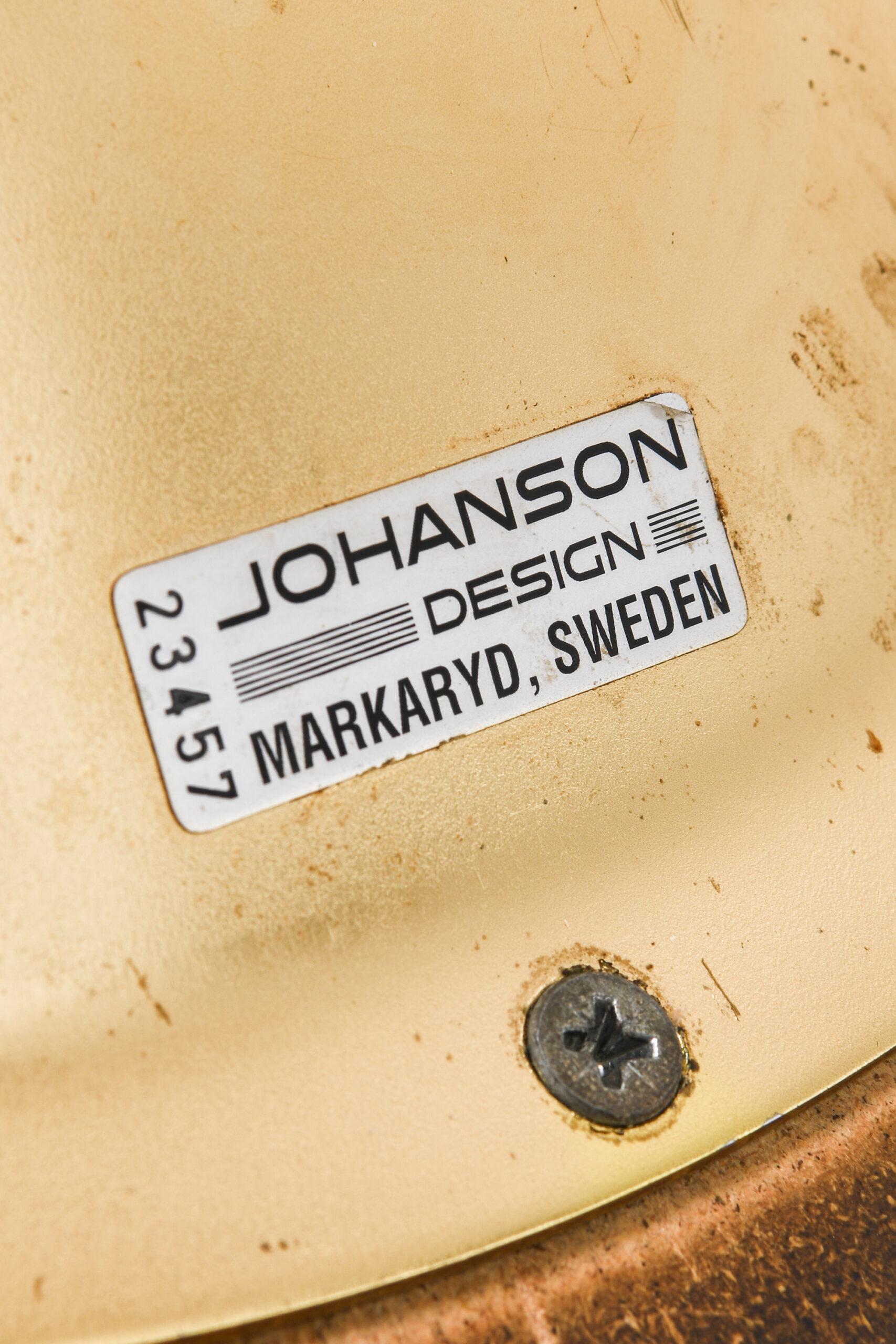 Scandinavian Modern Börje Johanson Bar Stools Produced by Johanson Design