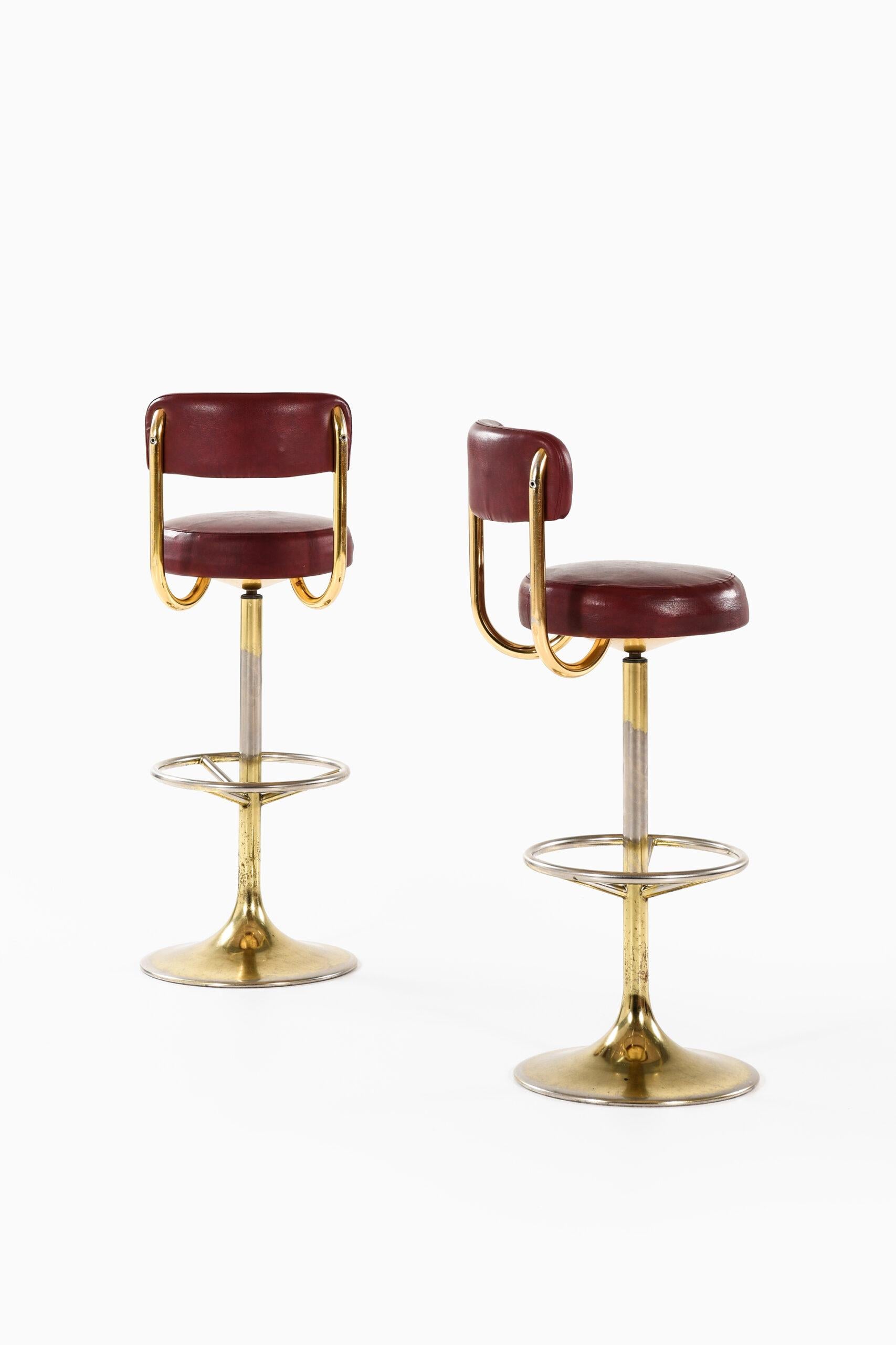 Swedish Börje Johanson Bar Stools Produced by Johanson Design