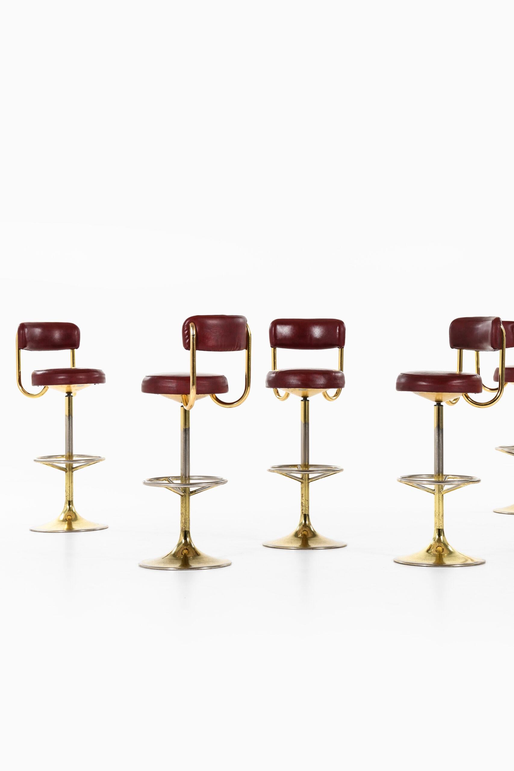 Bar stools designed by Börje Johanson. Produced by Johanson design in Markaryd, Sweden.
Price is listed / item.