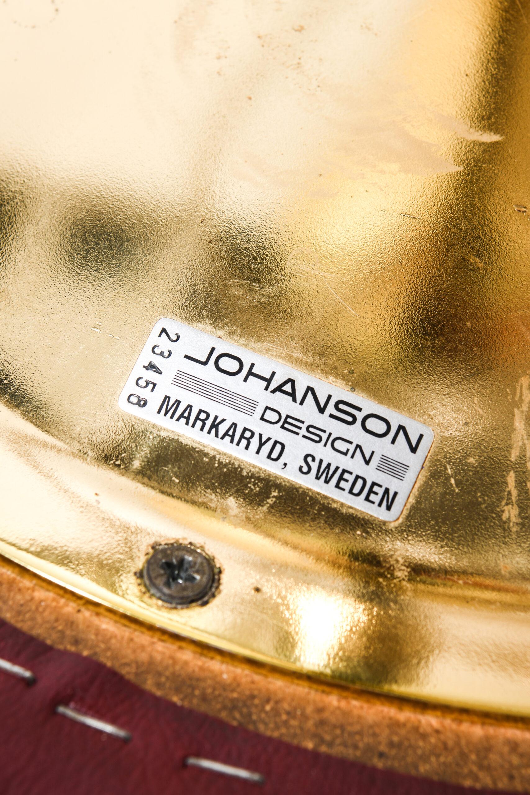 Swedish Börje Johanson Bar Stools Produced by Johanson Design in Markaryd, Sweden