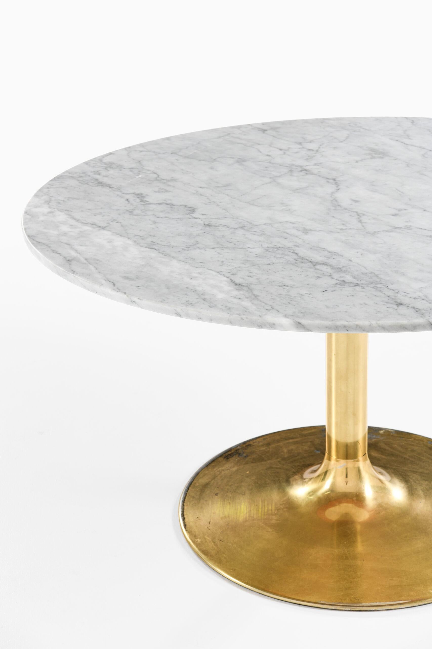 Brass Börje Johanson Dining Table Produced by Johanson Design in Sweden For Sale