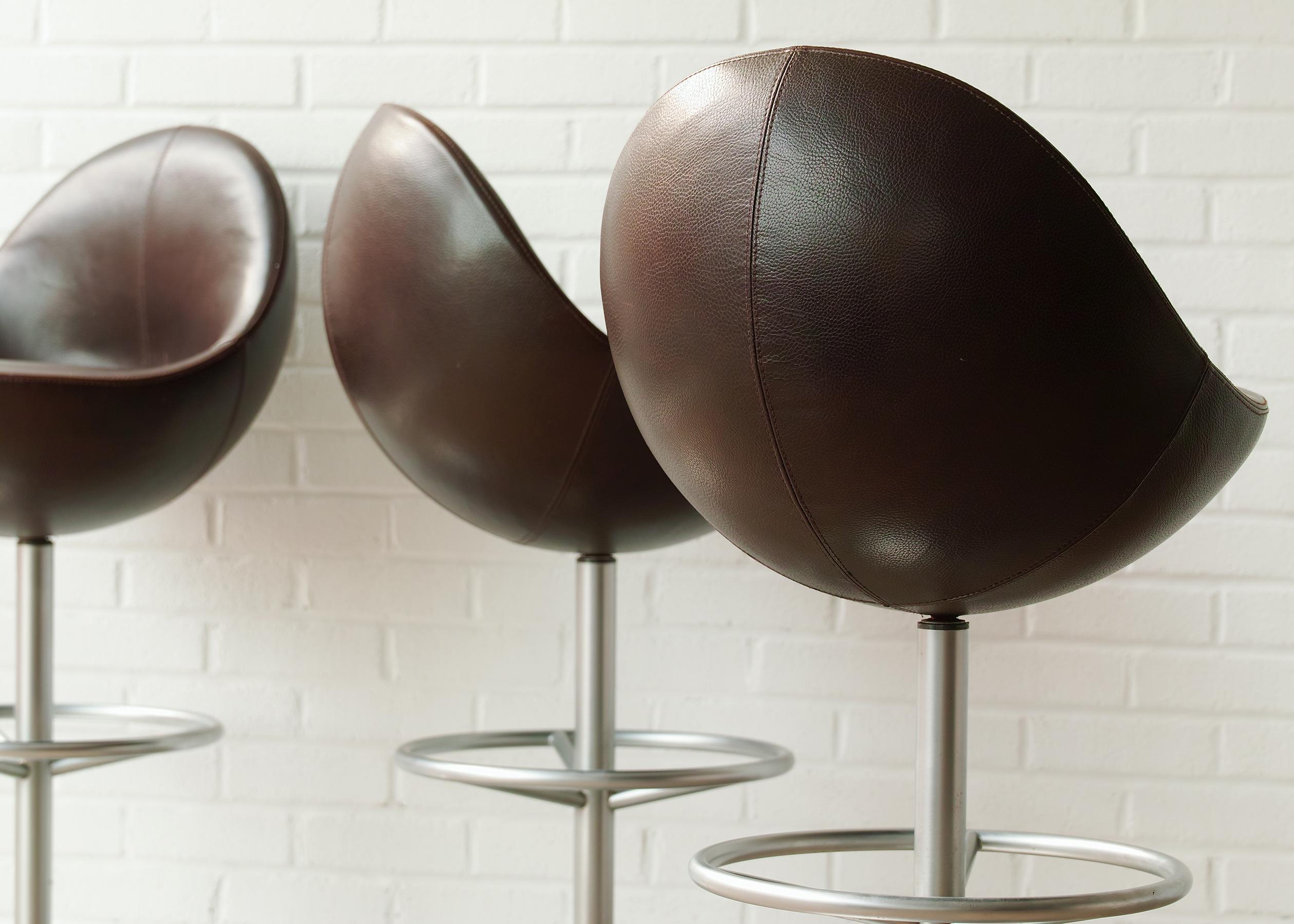 Swedish Börje Johanson Venus Swivel Bar Stools For Sale