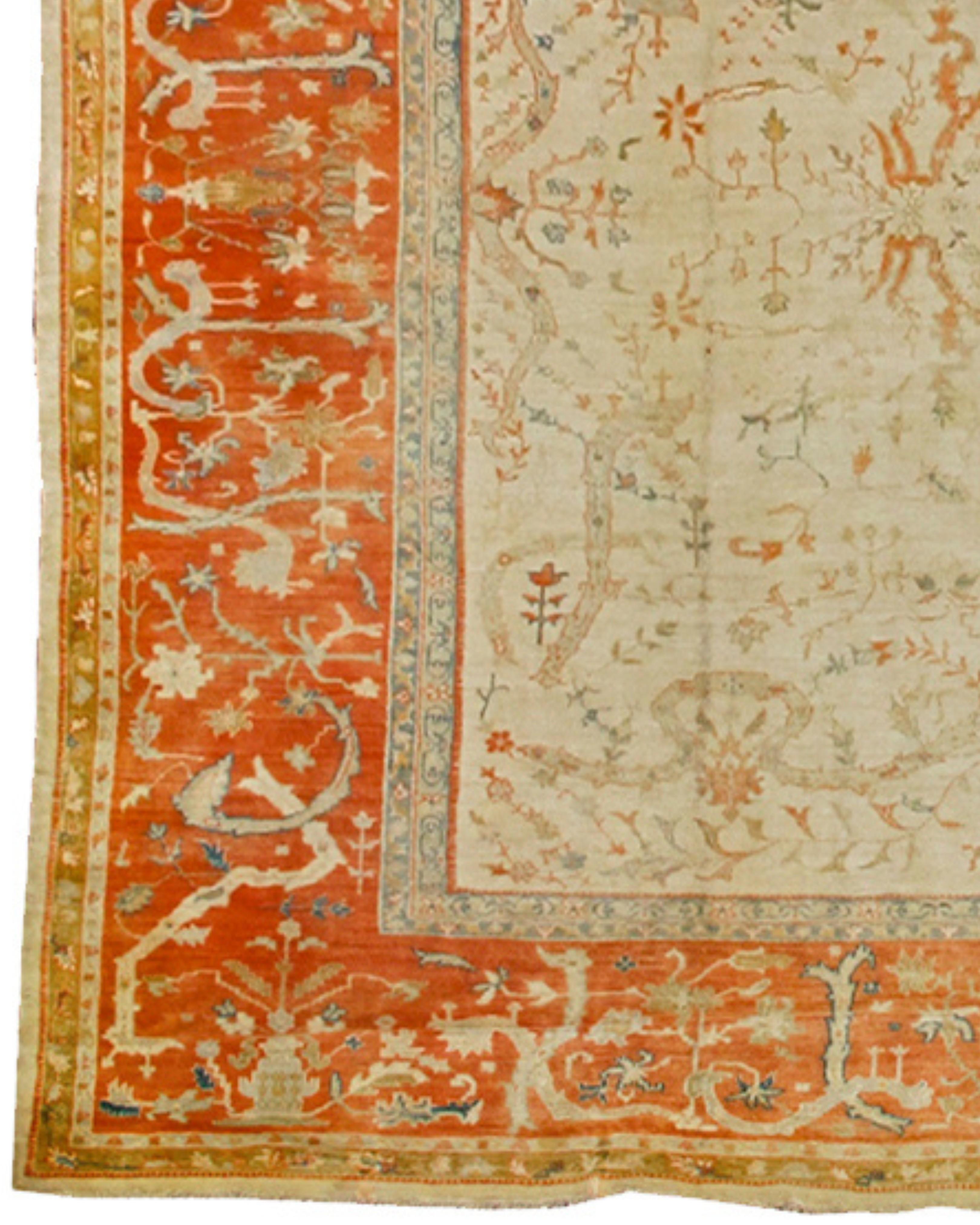 Turc Grand tapis d'Anatolie surdimensionné, début du 20e siècle en vente