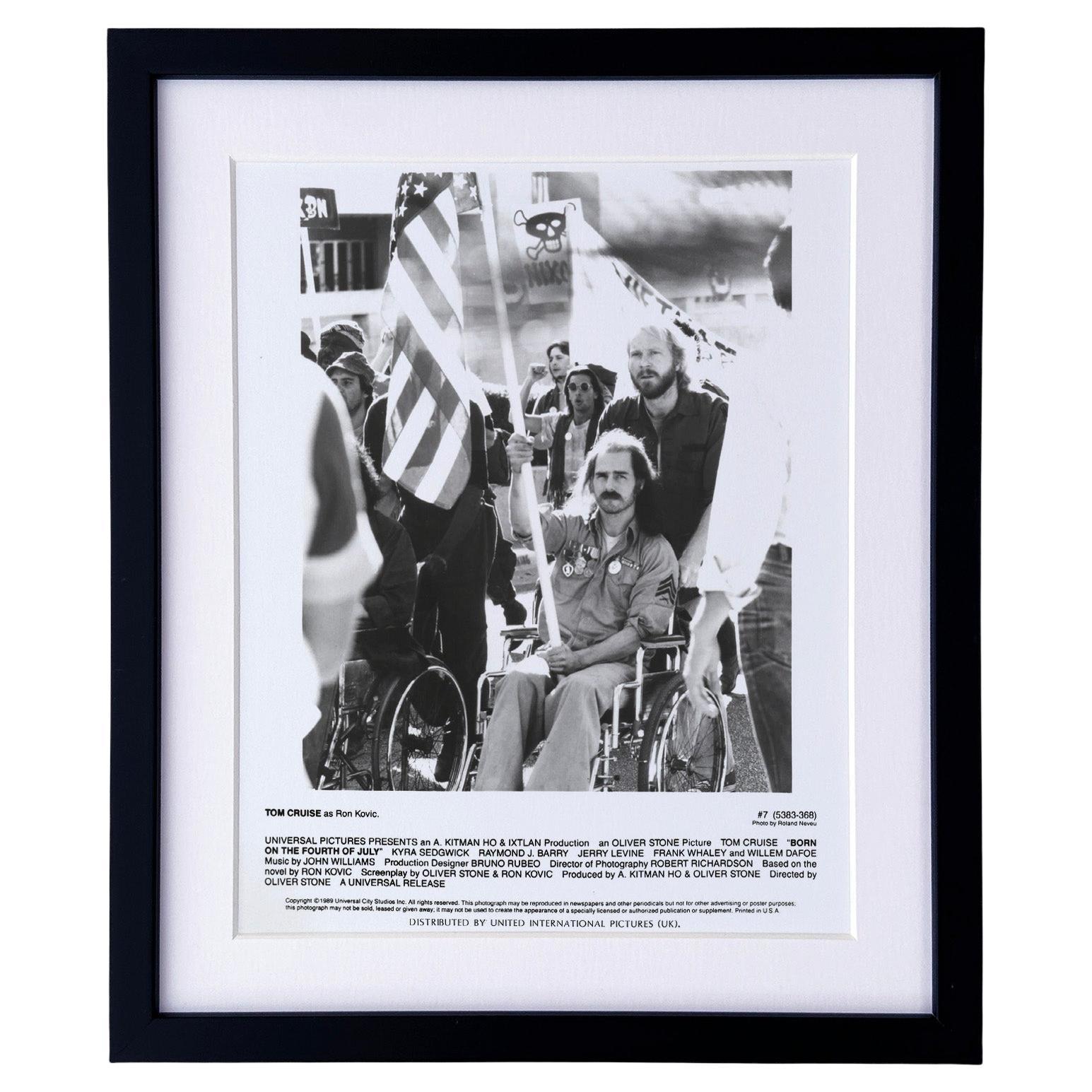 Born on the Forth of July 1989 Publicity Film Movie Press Still Framed