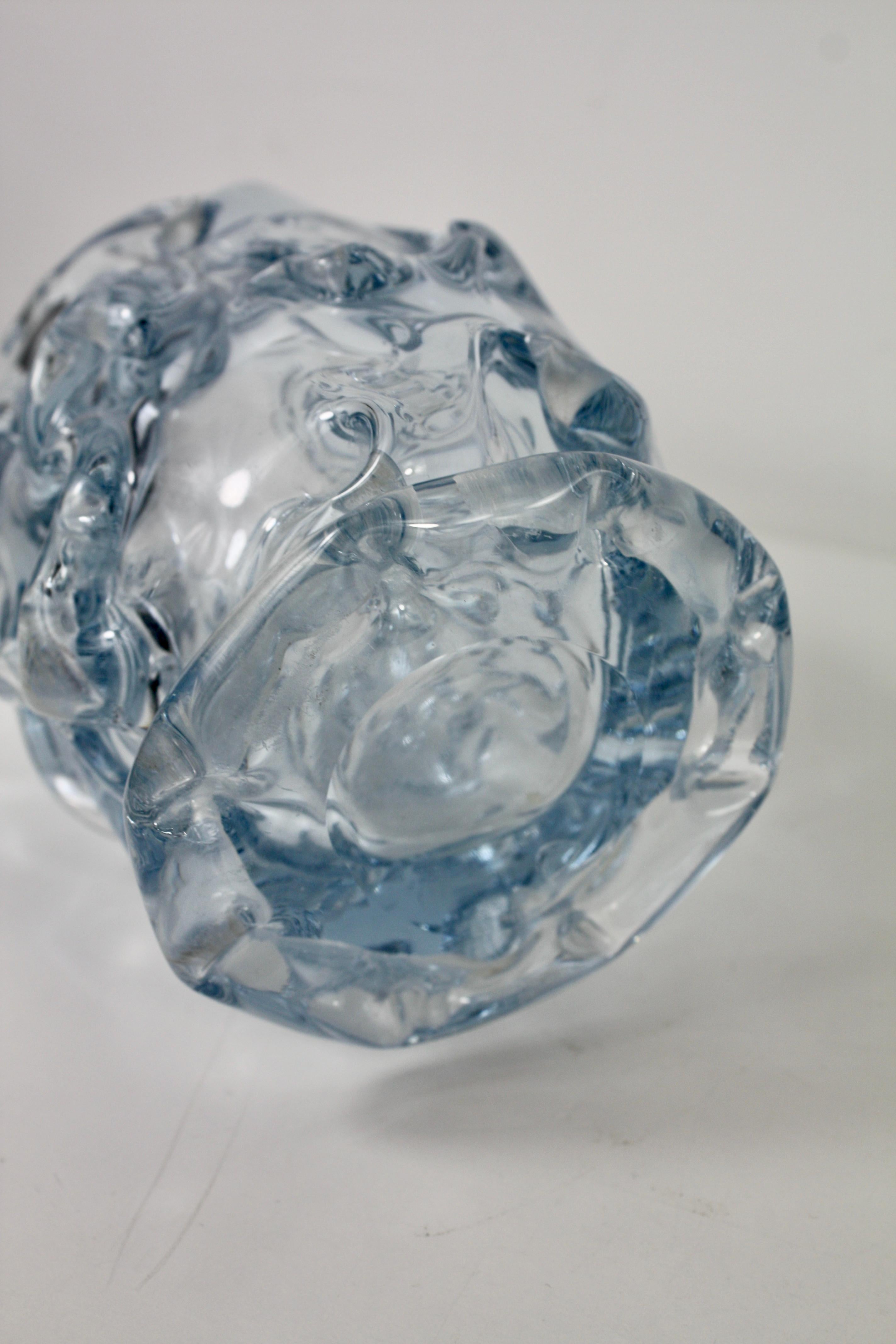 Börne Augustsson per Åseda Glasbruk, Svezia, Vaso, Azzurro, 1940-1950 ca. in vendita 4