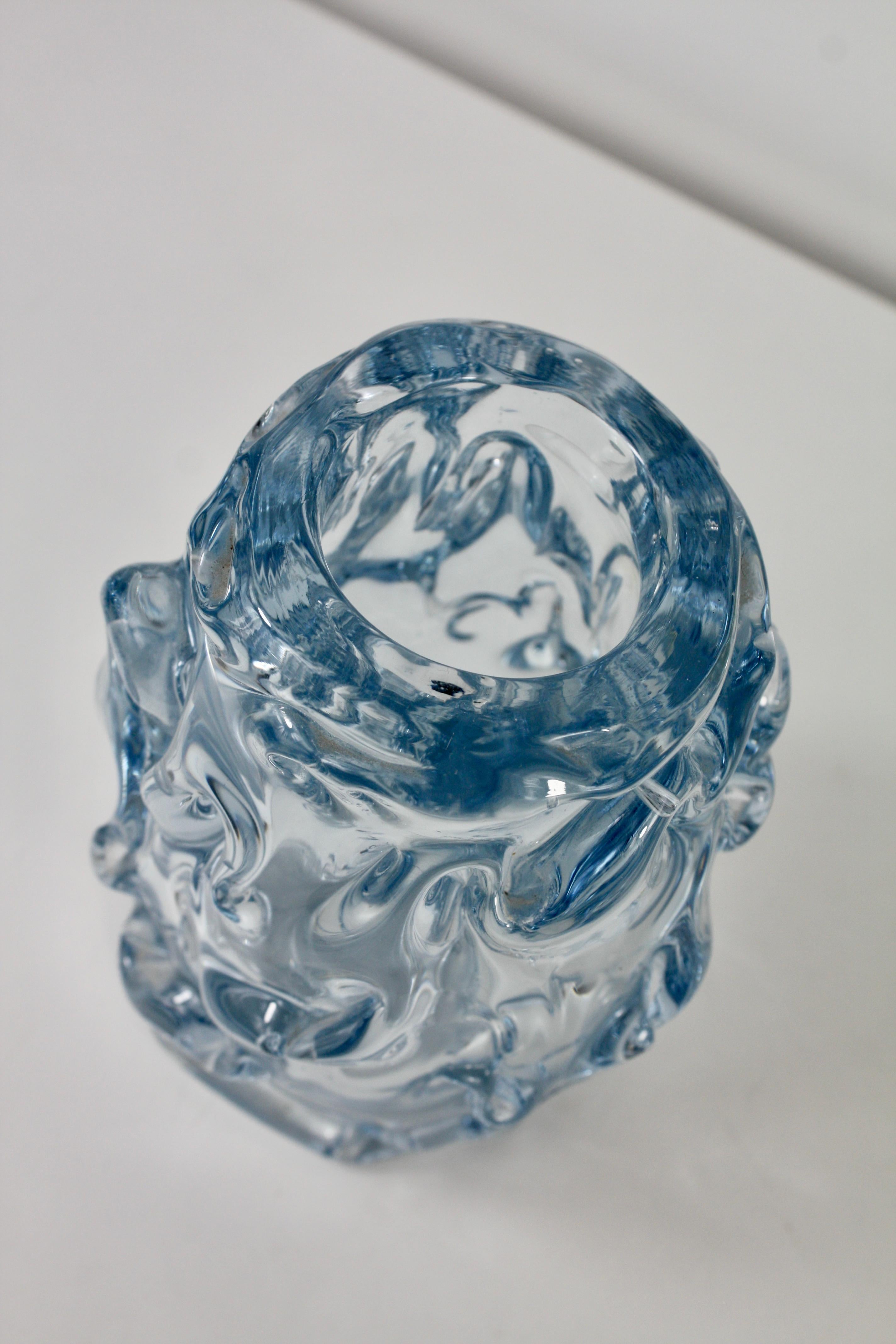 Börne Augustsson per Åseda Glasbruk, Svezia, Vaso, Azzurro, 1940-1950 ca. in vendita 1