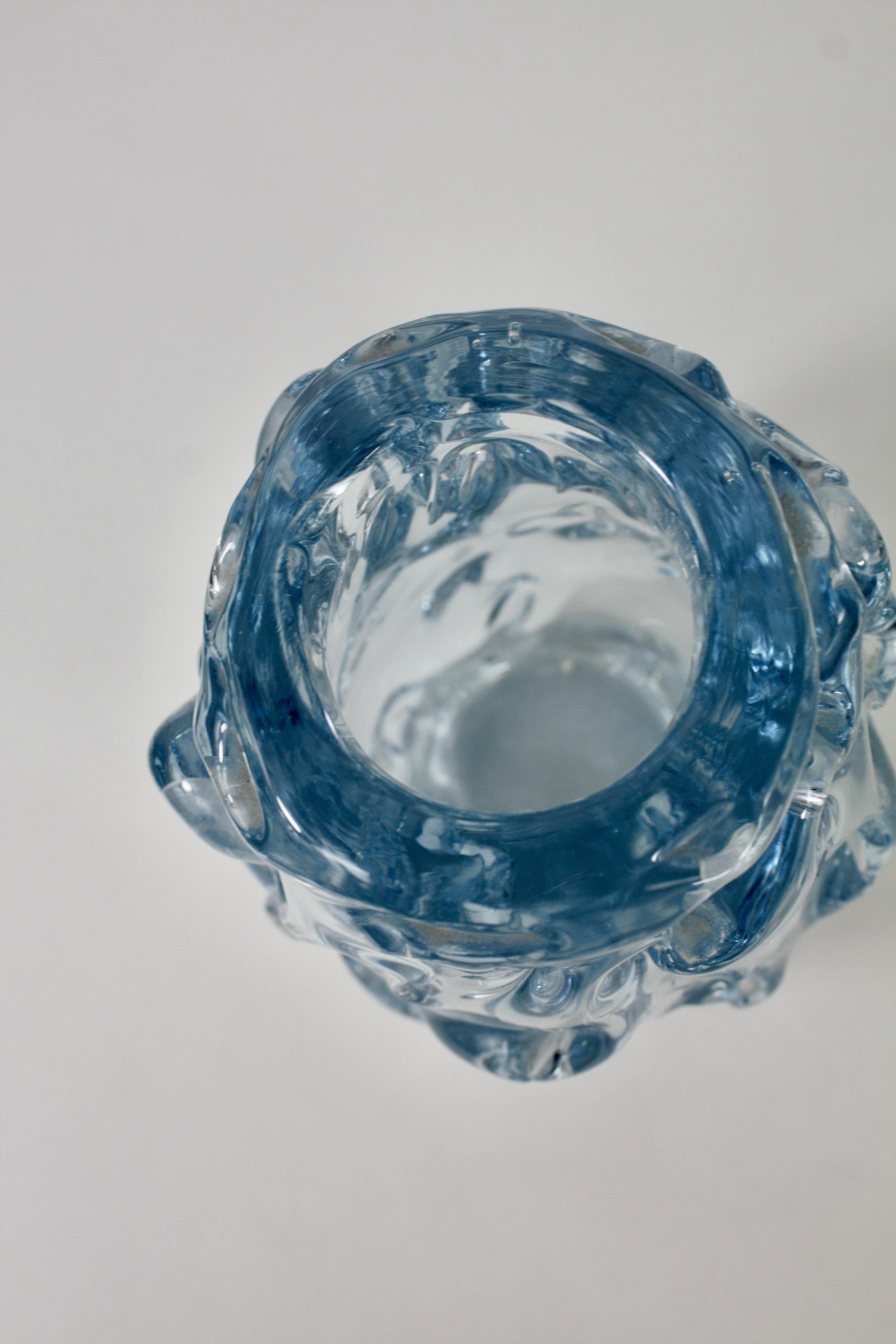 Börne Augustsson per Åseda Glasbruk, Svezia, Vaso, Azzurro, 1940-1950 ca. in vendita 2
