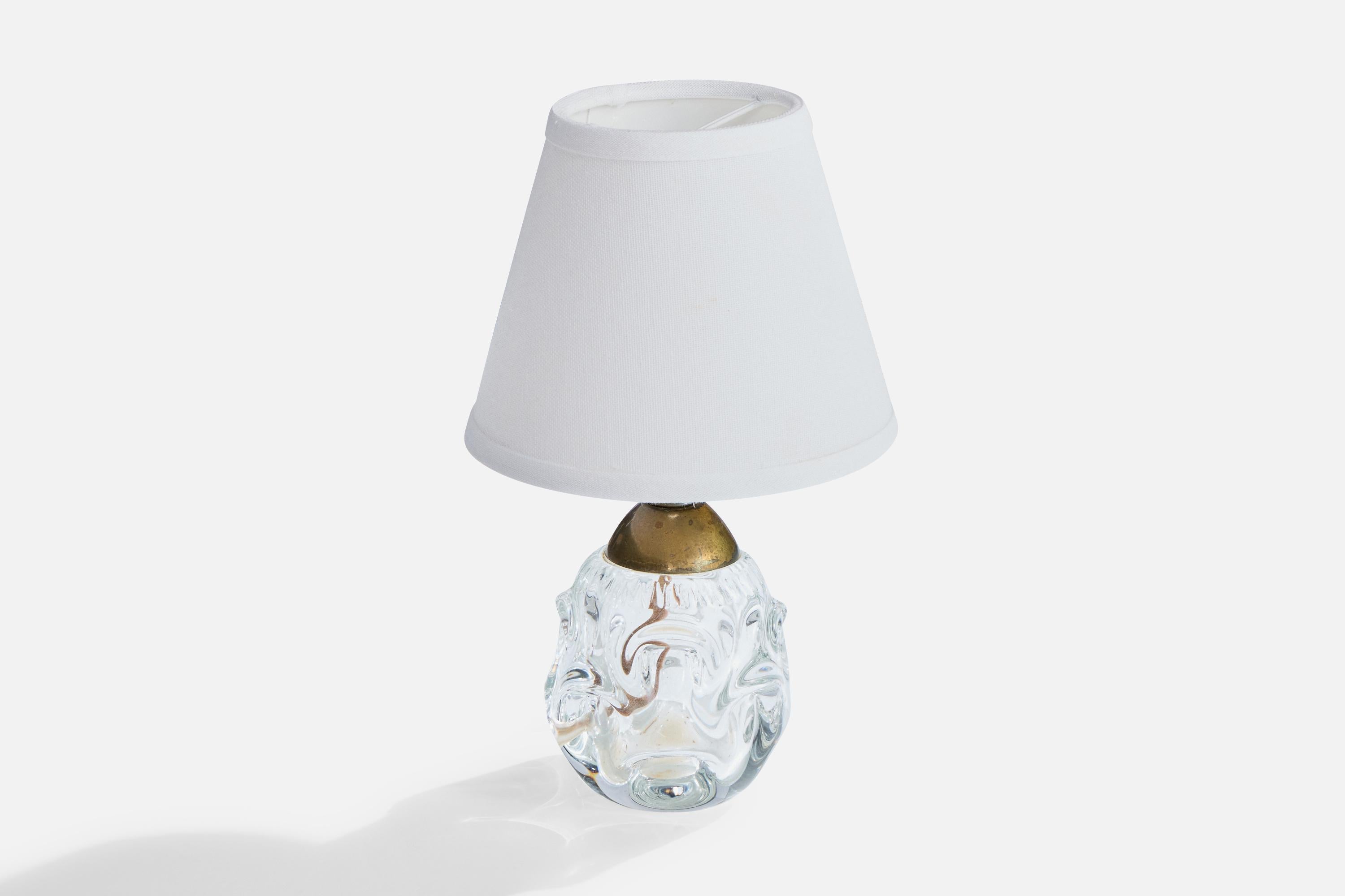 Börne Augustsson, Lámparas de mesa, Vidrio, Suecia, años 40 Sueco en venta