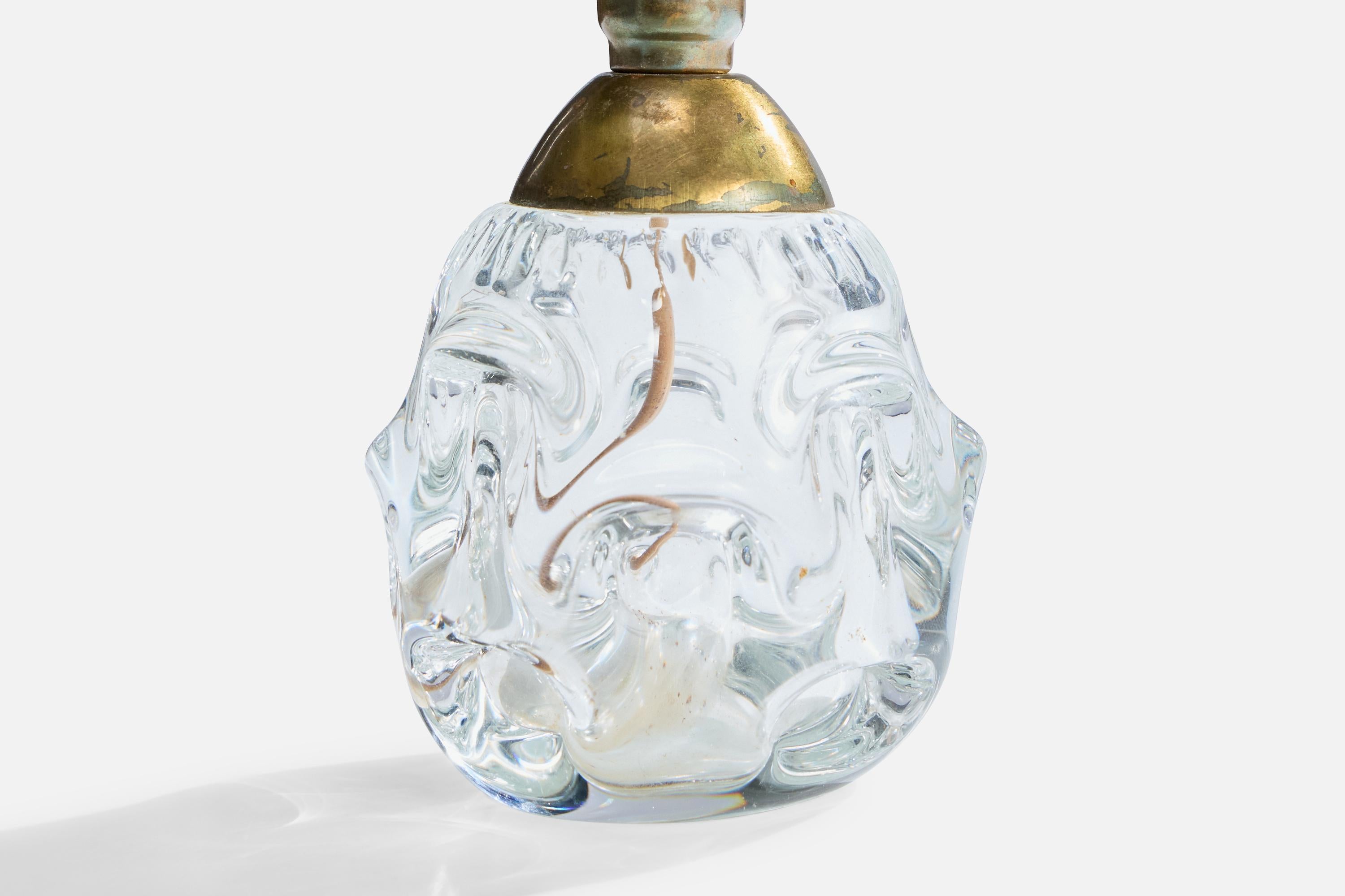 Börne Augustsson, Lámparas de mesa, Vidrio, Suecia, años 40 en venta 2