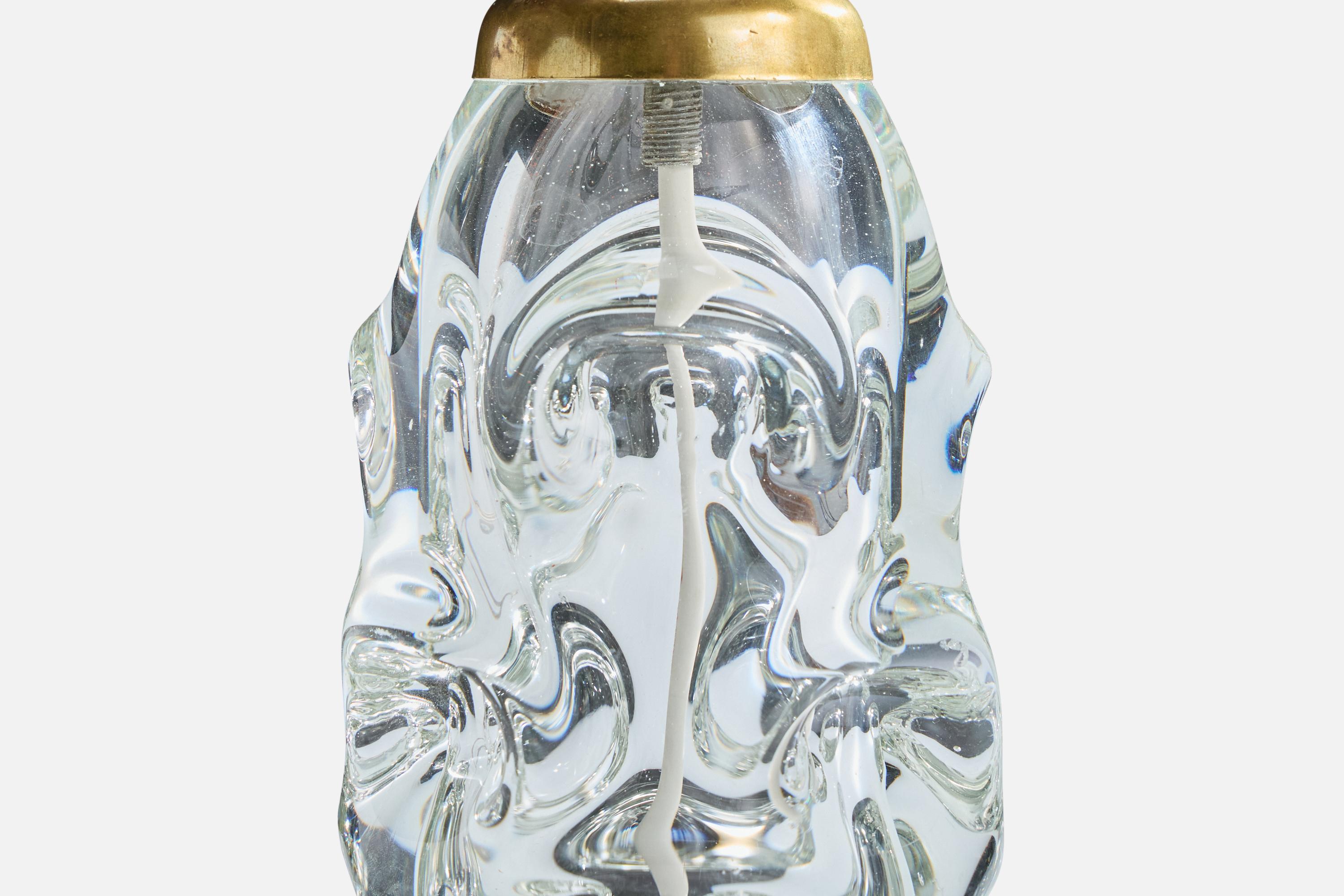 Börne Augustsson, lampes de table, verre, Suède, années 1940 en vente 2