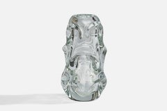 Börne Augustsson, Vase, Blown Glass, Sweden, 1940s