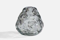 Börne Augustsson, Vase, geblasenes Glas, Schweden, 1940er Jahre