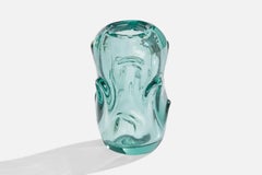 Börne Augustsson, Vase, Blown Glass, Sweden, 1940s