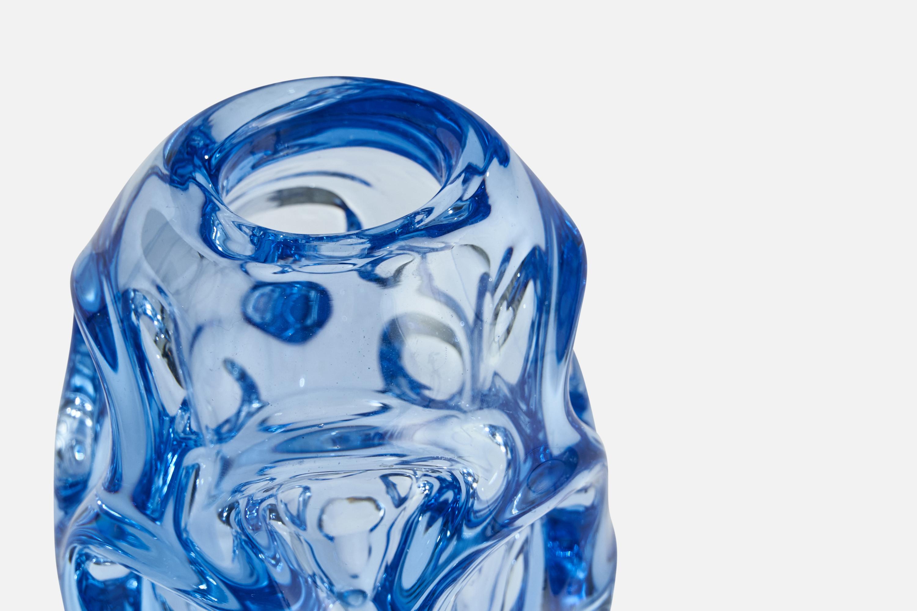 Börne Augustsson, vase, verre soufflé, Suède, années 1940 Bon état - En vente à High Point, NC