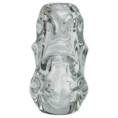 Börne Augustsson, vase, verre soufflé, Suède, années 1940