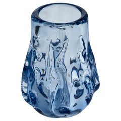 Börne Augustsson, vase, verre soufflé, Suède, années 1940