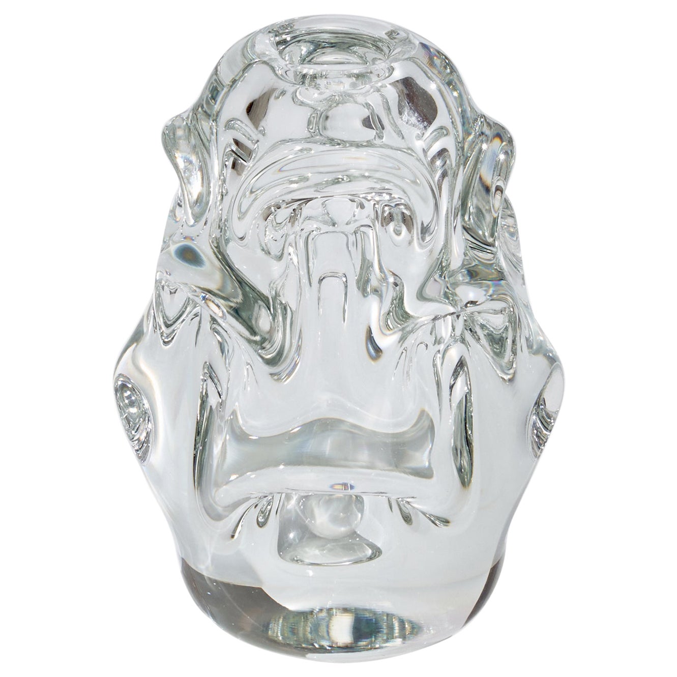 Börne Augustsson, vase, verre soufflé, Suède, années 1940 en vente