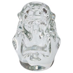 Börne Augustsson, vase, verre soufflé, Suède, années 1940