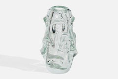 Börne Augustsson, Vase, Glass, Sweden, 1940s