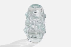 Börne Augustsson, Vase, Glass, Sweden, 1940s