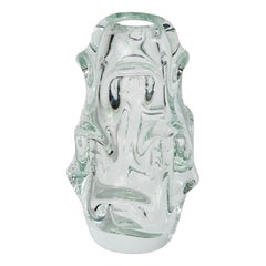 Börne Augustsson, vase, verre, Suède, années 1940