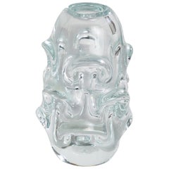 Börne Augustsson, Vase, Glass, Sweden, 1940s