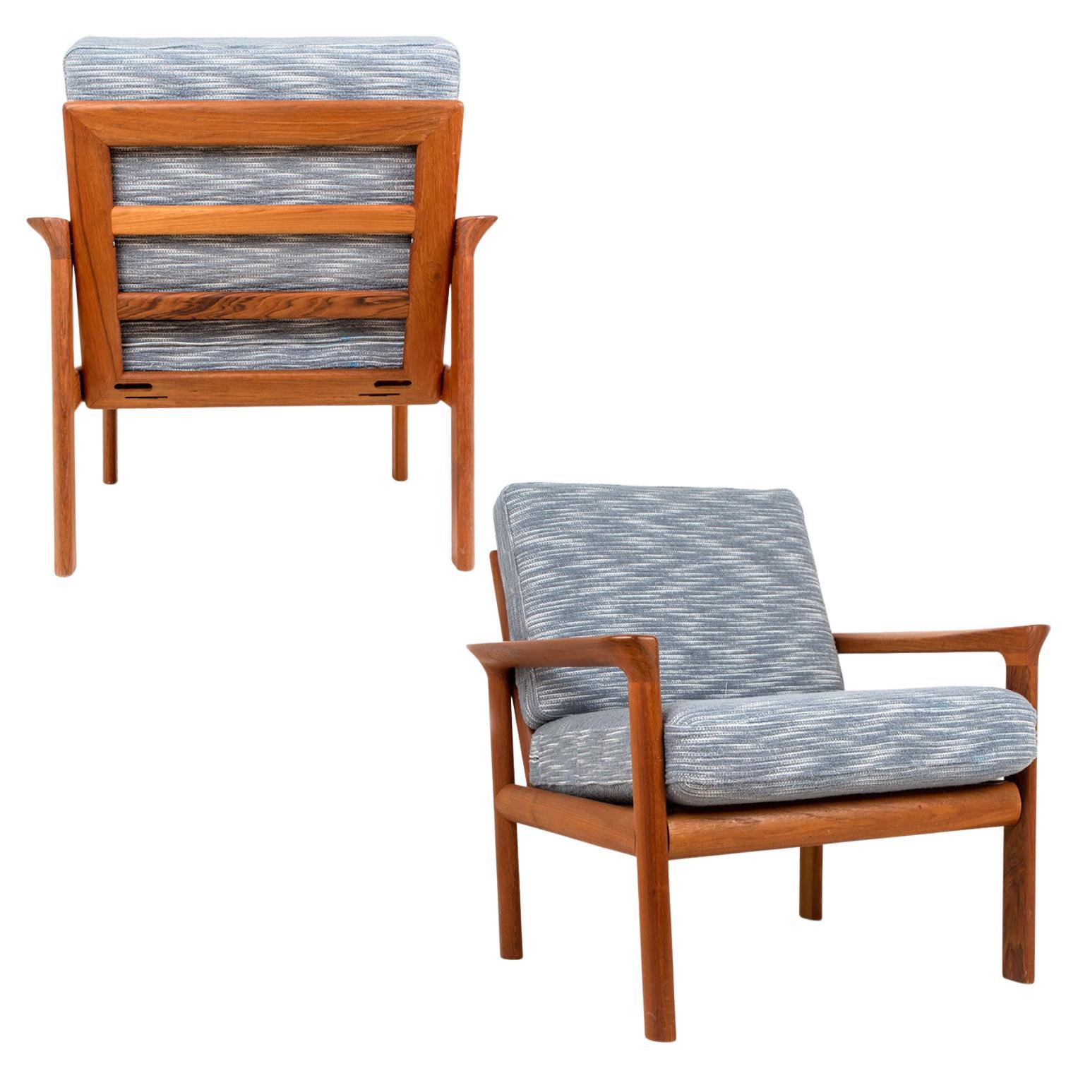 60s 70s Teak Easy Chair Sven Ellekaer for Komfort Design Denmark For