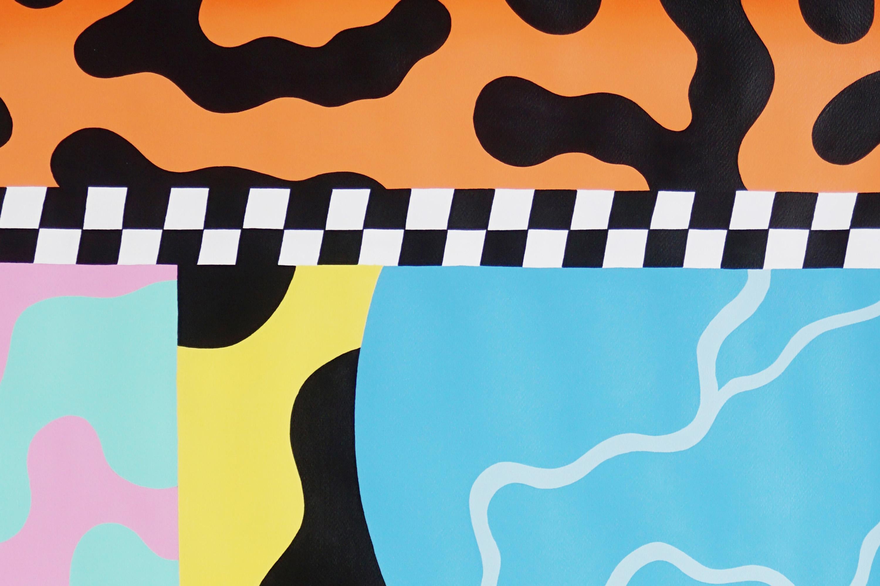 Borneo's pieces are deeply influenced by various creative sources, with a particular focus on the culture of the late '80s and '90s: from high-brow Memphis-inspired design to urban counterculture movements, passing through tropicalia and pop art,
