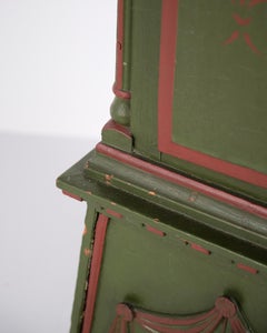 Bornholm Longcase Clock Model "Frøken" Hand-Painted With Carved Details