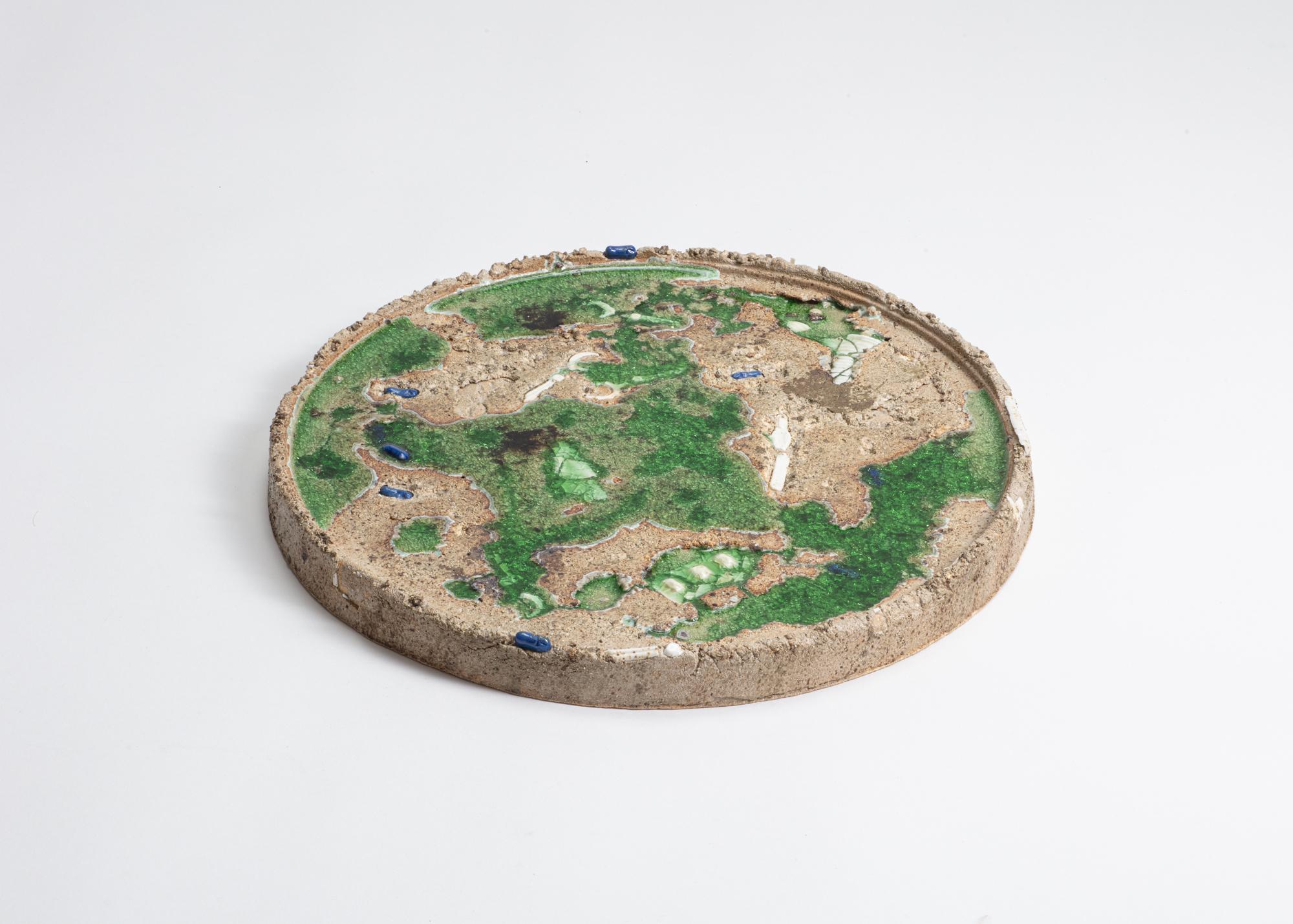 BORO BORO No 5 tableware by Yusuke´ Y. Offhause
One of a Kind.
Dimensions: D 3.3 x W 38.3 x H 38.3 cm
Materials: stoneware, porcelain, glass, glaze.

There are holes behind this piece to hang on the wall like a painting.

Yusuke´ Y.