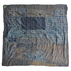 Boro1 Japanese Antiques Primitive Art BORO Indigo-dyed Old Cloth patchwork