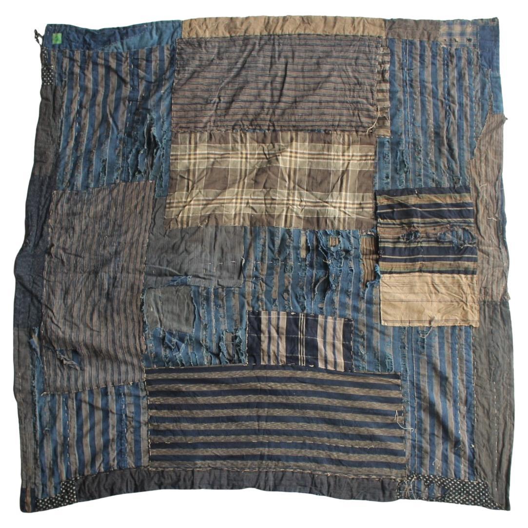 Boro2 Japanese Antiques Primitive Art BORO Indigo-dyed Old Cloth patchwork
