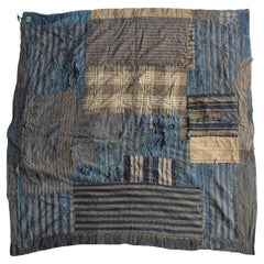 Boro2 Japanese Antiques Primitive Art BORO Indigo-dyed Old Cloth patchwork