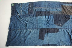 Boro3 Japanese Antiques Primitive Art BORO Indigo-dyed Old Cloth patchwork